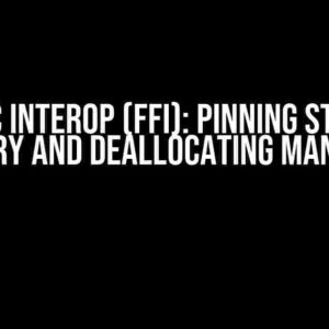 Kotlin C Interop (FFI): Pinning Strings in Memory and Deallocating Manually