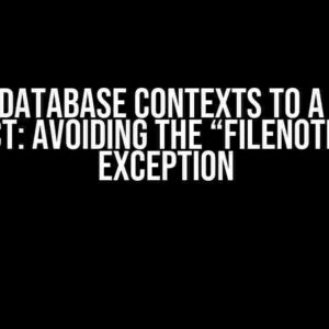 Moving Database Contexts to a Library Project: Avoiding the “FileNotFound” Exception